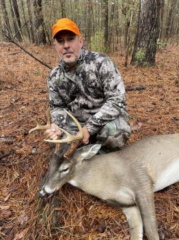 Brian Taylor with his buck.